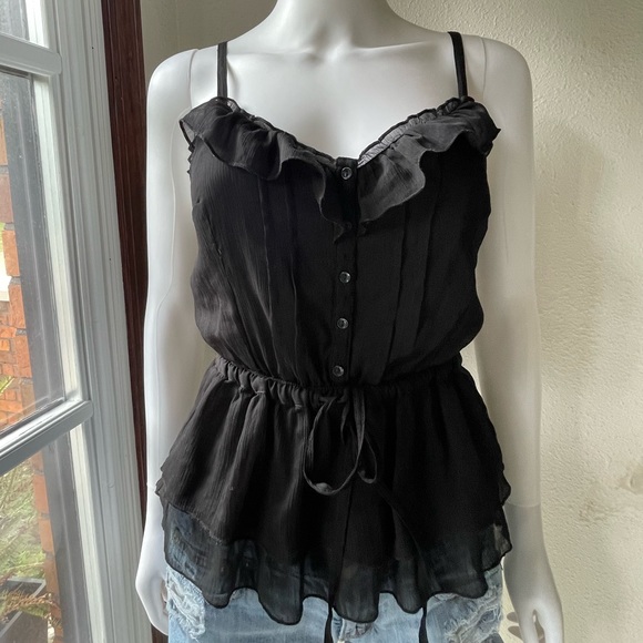 Forever 21 ruffle button up cami - Picture 6 of 12